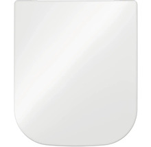 Biele záchodové sedadlo