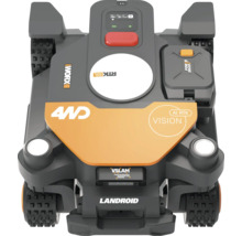 Pohľad zhora na robotickú kosačku Landroid s pohonom všetkých kolies