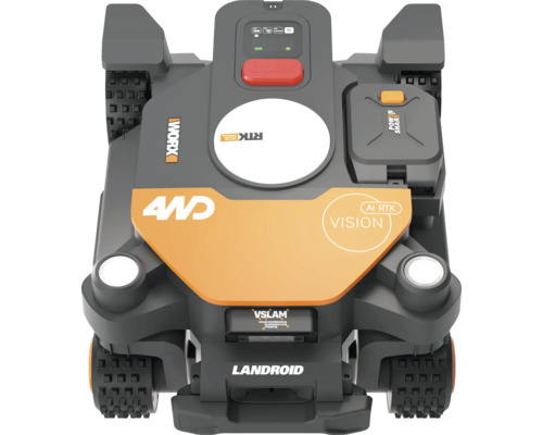 Robotická kosačka Landroid s pohonom všetkých kolies, RTK a technológiou Vision