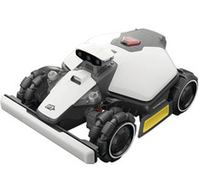 Robotická kosačka s nárazníkom a viacdielnymi kolesami