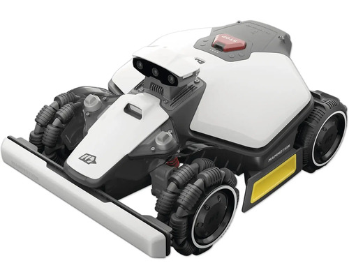 Robotická kosačka s nárazníkom a viacdielnymi kolesami