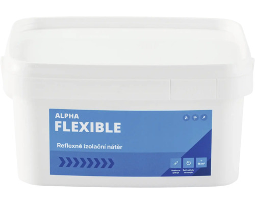Vedro s reflexným izolačným náterom Alpha Flexible