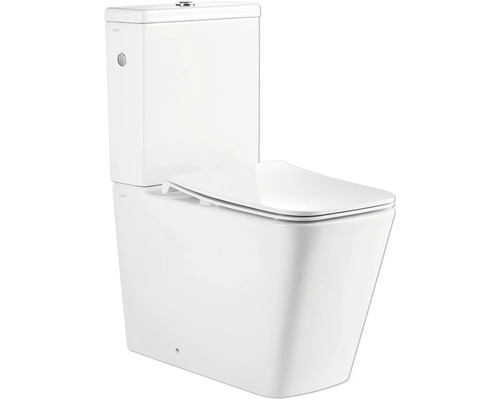 Biela stojaca toaleta