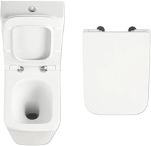 Na obrázku je hlboké splachovacie WC a záchodové sedadlo.