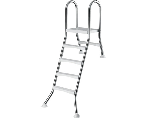 Bazénové schodíky NEOVA nerezová oceľ 120 cm Bazénový rebrík z nehrdzavejúcej ocele so stupňami
