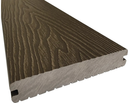 Terasová doska Sun 2000x140x20 mm hnedá Terasa z drevoplastu s kresbou dreva