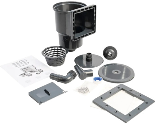 Sada skimmera k bazénu s rôznymi dielmi