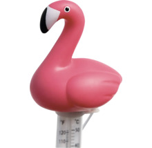 Plameniakový bazénový teplomer na meranie teploty vody