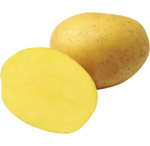 Celá a polovičná surová zemiaky