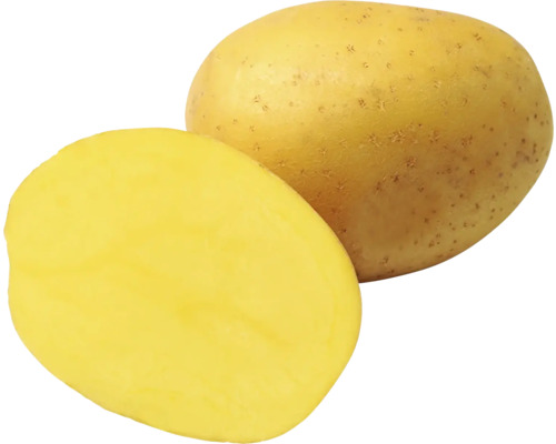 Celá a polovičná surová zemiaky