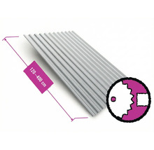 Profilované plechy s dĺžkou 120 až 400 cm