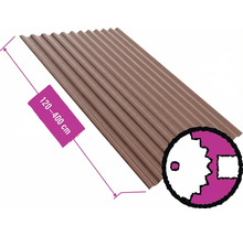 Trapézový plech s dĺžkou 120 až 400 cm.