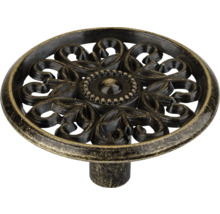 Nábytkový gombík s kvetinovým vzorom