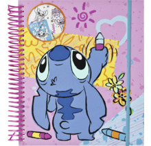 Zápisník s motívom Stitch a špirálovou väzbou