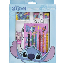 Kreatívna súprava Disney Stitch s poznámkovým blokom, ceruzkami, gumami a strúhadlom