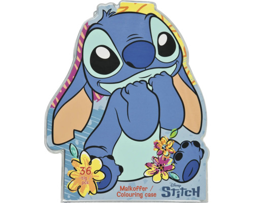 Kufrík s omaľovánkami Stitch s 36 dielmi