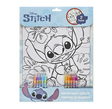 Sada Maľovanie podľa čísel s motívom Disney Stitch a dvoma plagátmi