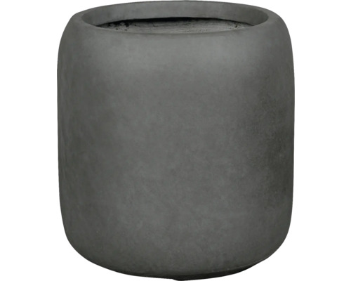 Sivý kvetináč pre vnútorné a vonkajšie použitie