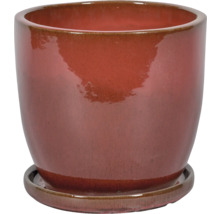 Keramický kvetináč s podšálkou