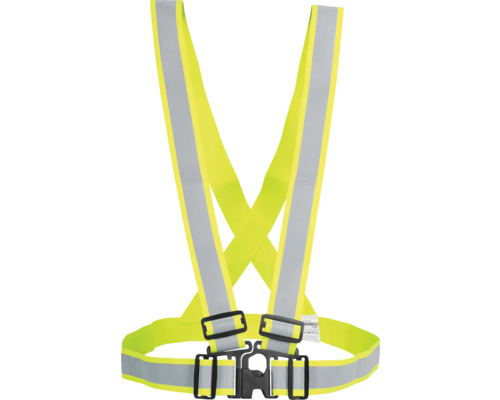 Reflexný kríž Aroso žltý Bezpečnostná vesta s reflexnými pruhmi