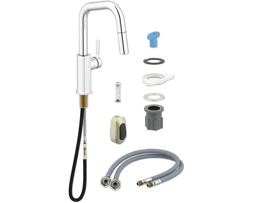 Kuchynská batéria s príslušenstvom na inštaláciu