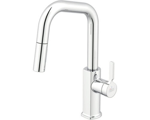 Vodovodná batéria s vysokým výtokom a logom KEO