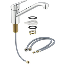 Kuchynská batéria s príslušenstvom a flexibilnými pripojovacími hadicami