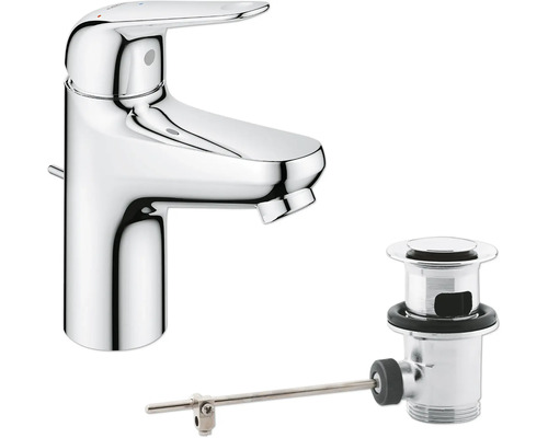 Umývadlová batéria s odtokovou súpravou