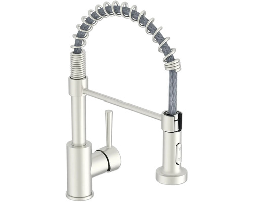 Kuchynská batéria s flexibilným výtokom a pákovou batériou