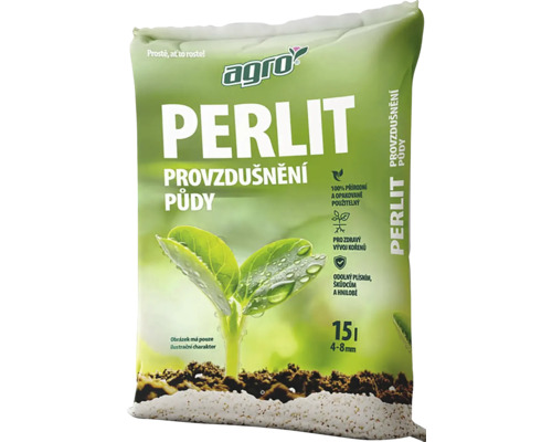 Agro Perlit na zlepšenie pôdy v 15-litrovom vreci