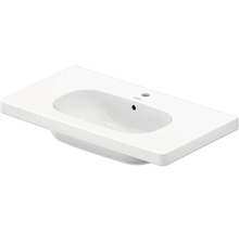 Umývadlo zo sanitárnej keramiky s otvorom pre batériu a prepadom