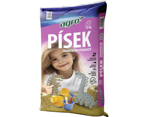 Agro piesok na hranie v 15-kilogramovom vreci do pieskoviska