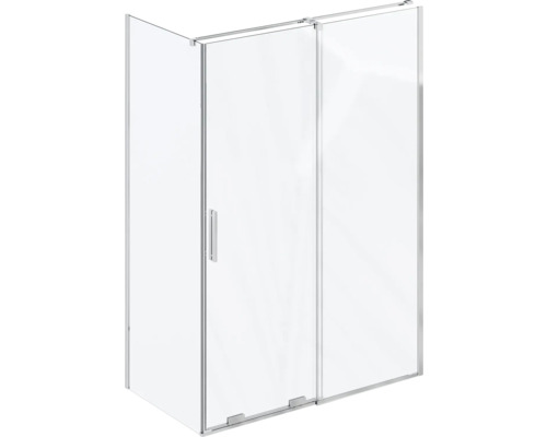 Sprchovací kút s posuvnými sklenenými dverami