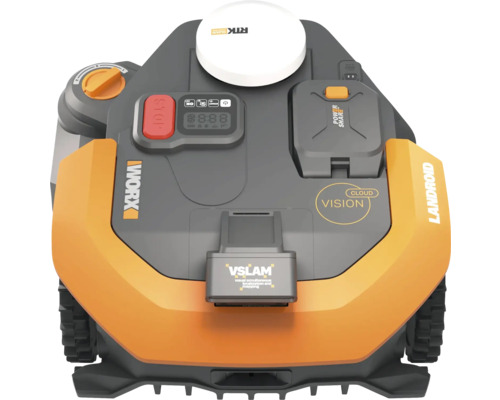 Robotická kosačka Worx Landroid pohľad zhora