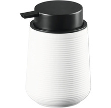 Keramický dávkovač mydla s čiernou dávkovacou hlavou