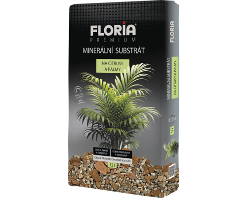Floria Premium minerálny substrát pre citrusy a palmy, 12 litrové balenie