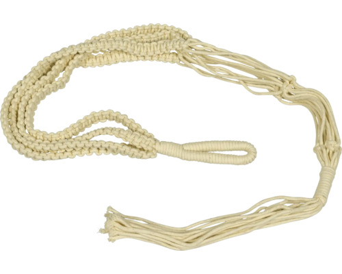 Makramé záves na rastliny z povrazu