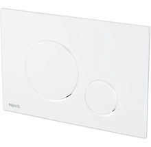 Splachovacia doska toalety s dvoma tlačidlami