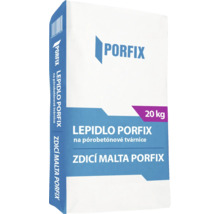 Vrece lepidla na pórobetón Porfix, 20 kg