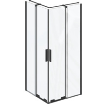 Rohová sprcha s dverami a rámom