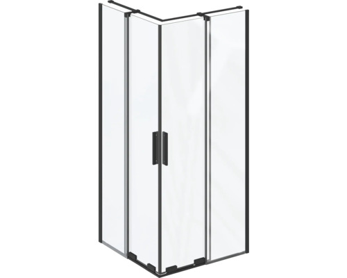 Rohová sprcha s dverami a rámom