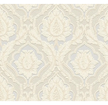Tapeta s kvetinovým damaškovým vzorom