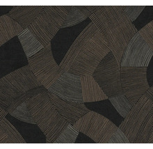 Tapeta s geometrickým pásikavým vzorom