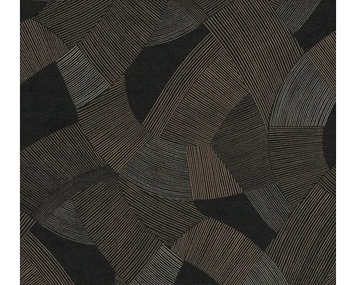 Tapeta s geometrickým pásikavým vzorom