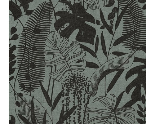 Tapeta so vzorom listov džungle