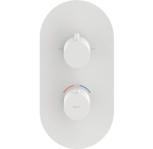 Termostatická batéria s dvomi otočnými gombíkmi a obmedzením teploty na 38 stupňov