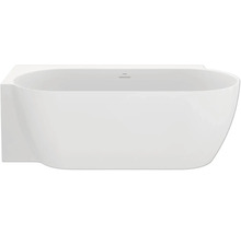 Voľne stojaca vaňa s obdĺžnikovým tvarom.