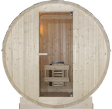 Sudová sauna z dreva so vstupnými dverami
