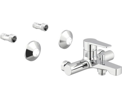 Kúpeľňová batéria s es-spojkami a rozetami