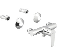 Nástenná sprchová batéria s S-prípojkami a rozetami